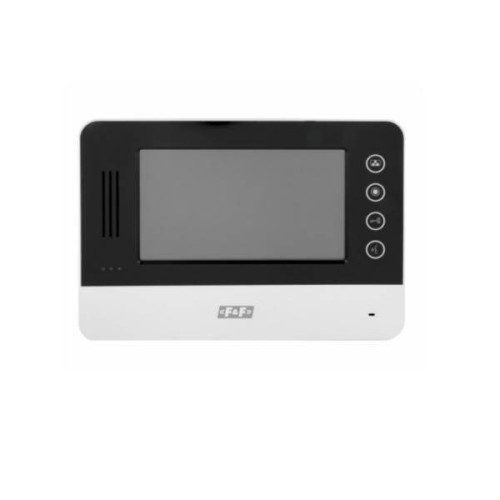 Monitor MK-07 czarno-srebrny ze sterowanie bramą