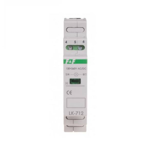 Lampka kontrolna zasilania - jednofazowa LK-712G-130-260V