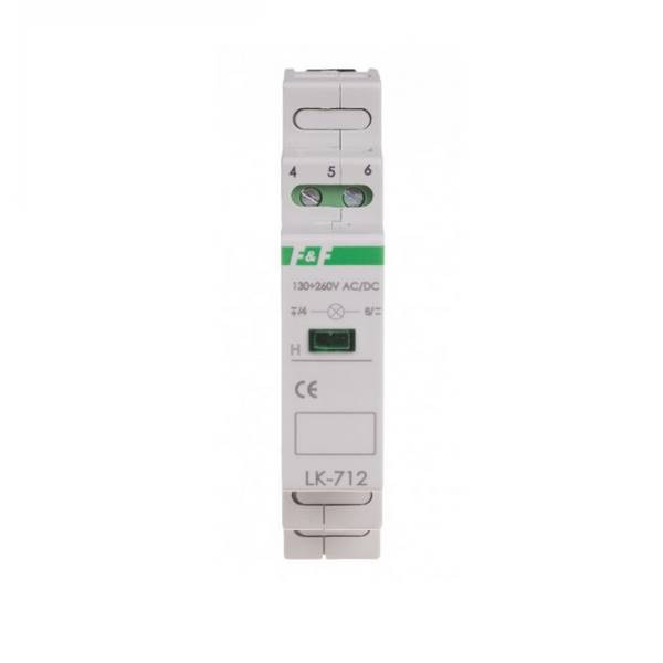 Lampka kontrolna zasilania - jednofazowa LK-712G-30-130V Lampka kontrolna zasilania - jednofazowa LK-712G-30-130V