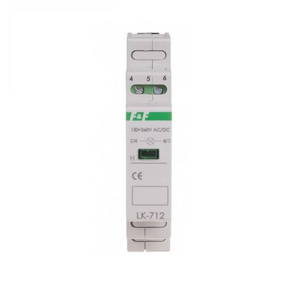 Lampka kontrolna zasilania - jednofazowa LK-712G-5-10V Lampka kontrolna zasilania - jednofazowa LK-712G-5-10V