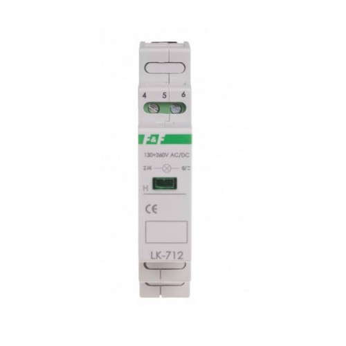 Lampka kontrolna zasilania - jednofazowa LK-712R-5-10V