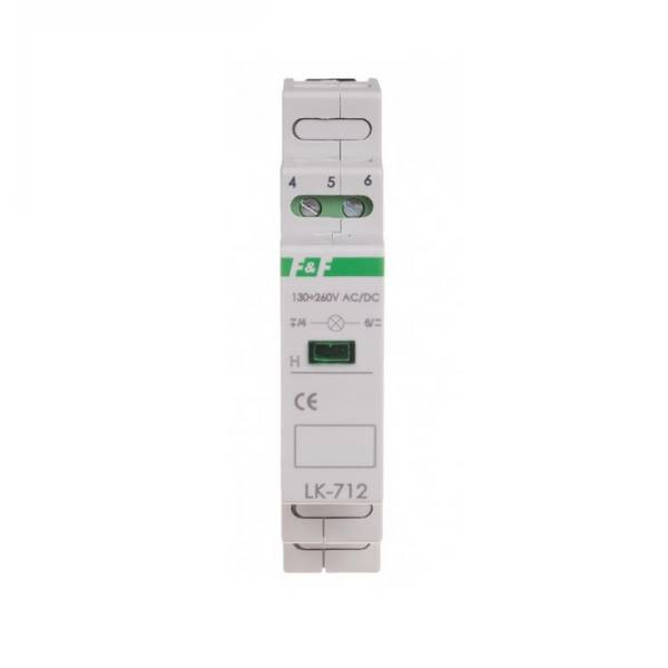 Lampka kontrolna zasilania - jednofazowa LK-712Y-10-30V Lampka kontrolna zasilania - jednofazowa LK-712Y-10-30V