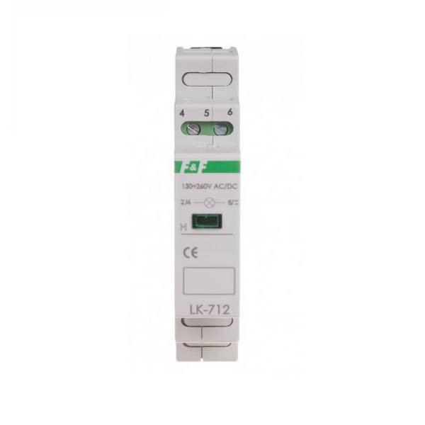 Lampka kontrolna zasilania - jednofazowa LK-712Y-5-10V Lampka kontrolna zasilania - jednofazowa LK-712Y-5-10V