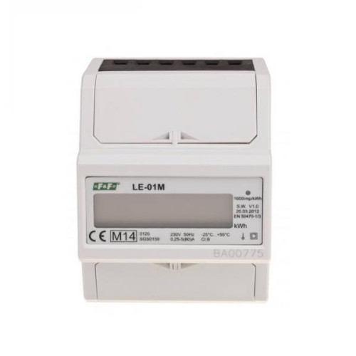 Licznik energii LE-01M elektrycznej   MODBUS RS-485 - jednofazowy