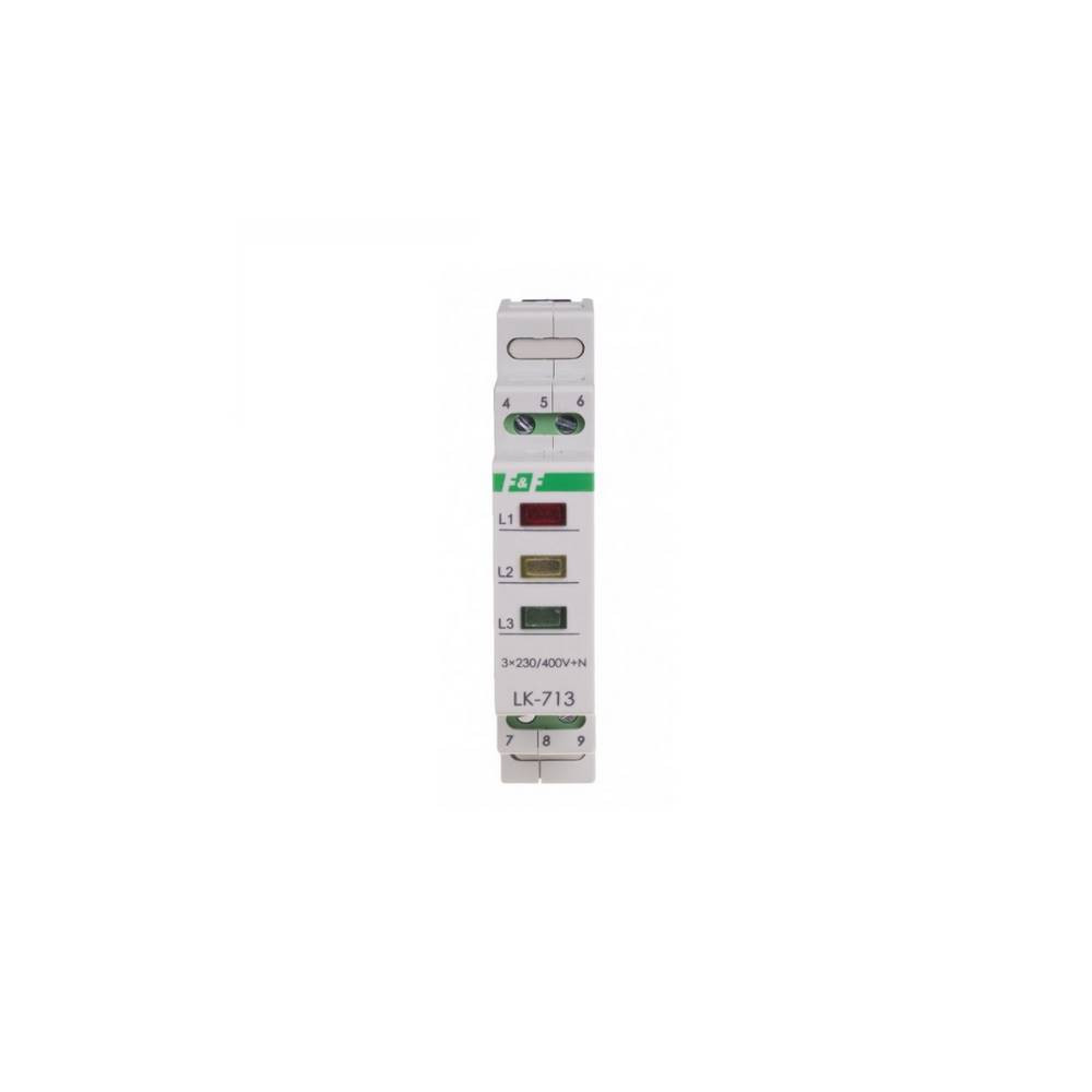 Lampka kontrolna zasilania - trójfazowa LK-713Y