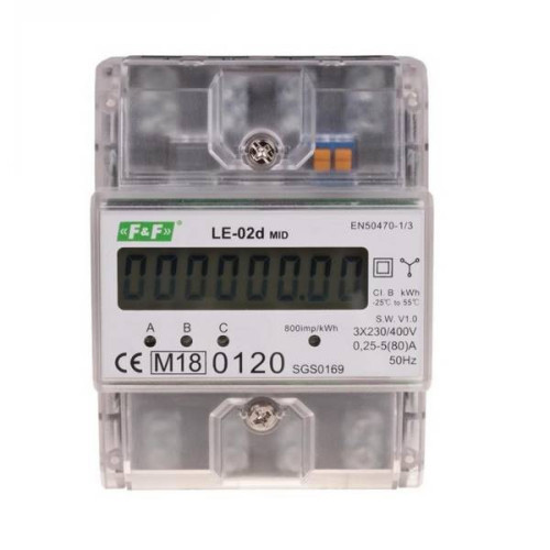 Licznik energii LE-02D elektrycznej
