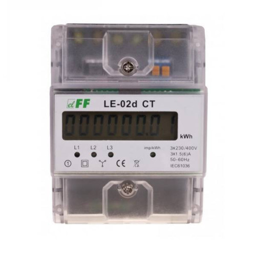 Licznik energii LE-02D-CT elektrycznej
