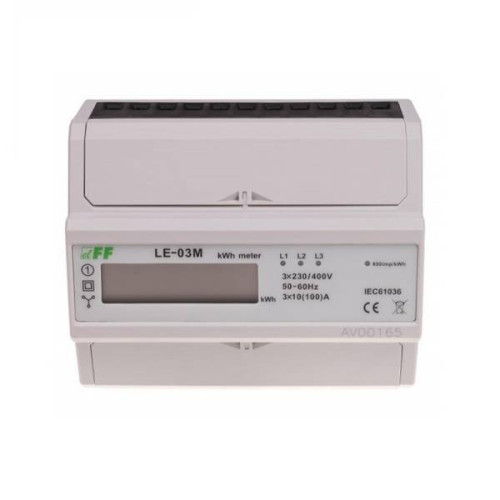 Licznik energii LE-03M elektrycznej   MODBUS RS-485 -trójfazowy