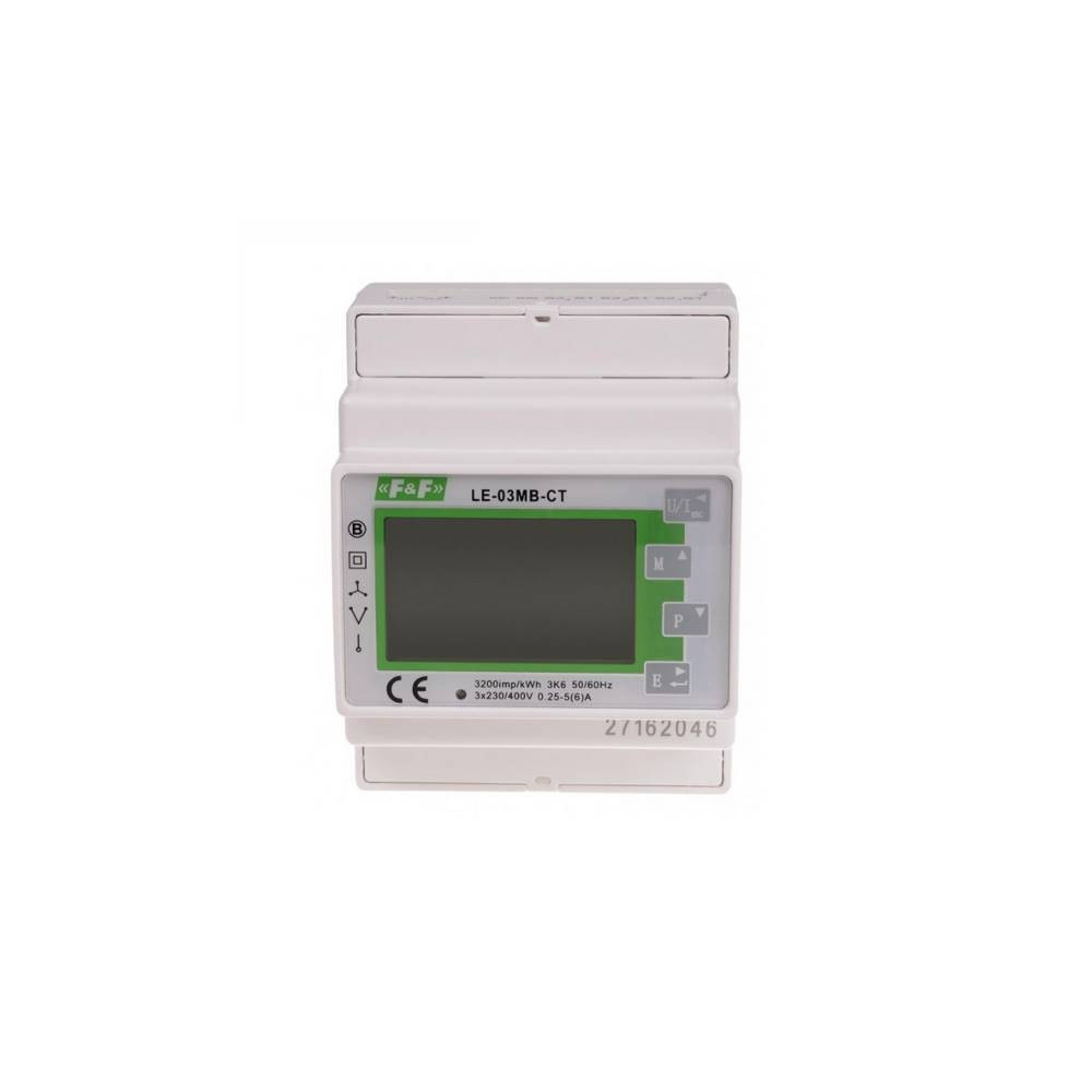 Licznik energii LE-03MB-CT trójfazowy dwukierunkowy