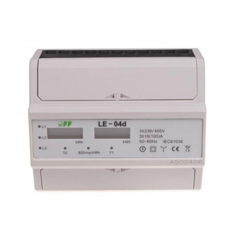 Licznik energii LE-04D elektr. dwutaryfowy