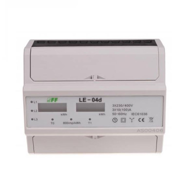 Licznik energii LE-04D elektr. dwutaryfowy