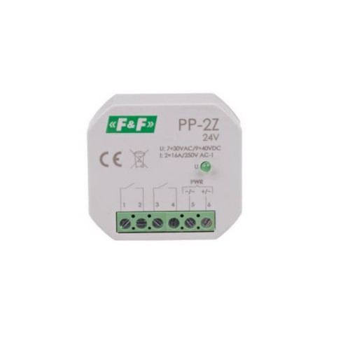 Przekaźnik elektromagnetyczny PP-2Z-24V
