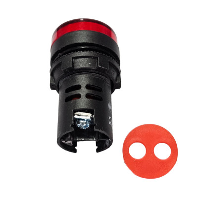 Lampka F22-L-R/24 czerwona 24V AC/DC AD16-22D