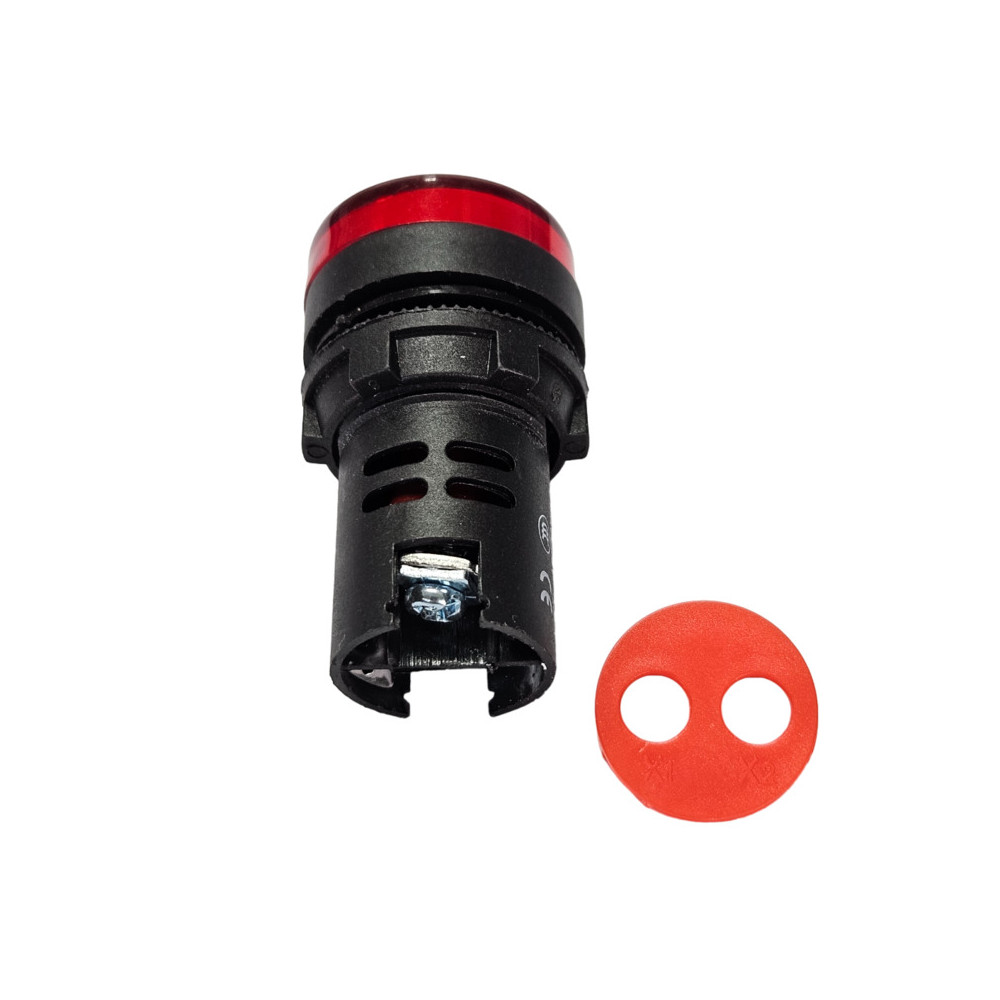 Lampka F22-L-R/24 czerwona 24V AC/DC AD16-22D