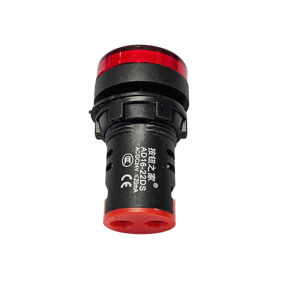 Lampka F22-L-R/24 czerwona 24V AC/DC AD16-22D