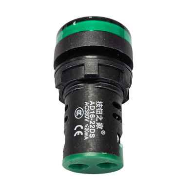 Lampka F22-L-G/400 zielona 400V AC AD16-22DS