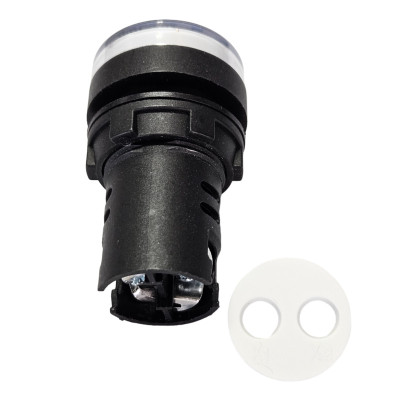 Lampka F22-L-W/24 biała 24V AC/DC AD16-22D