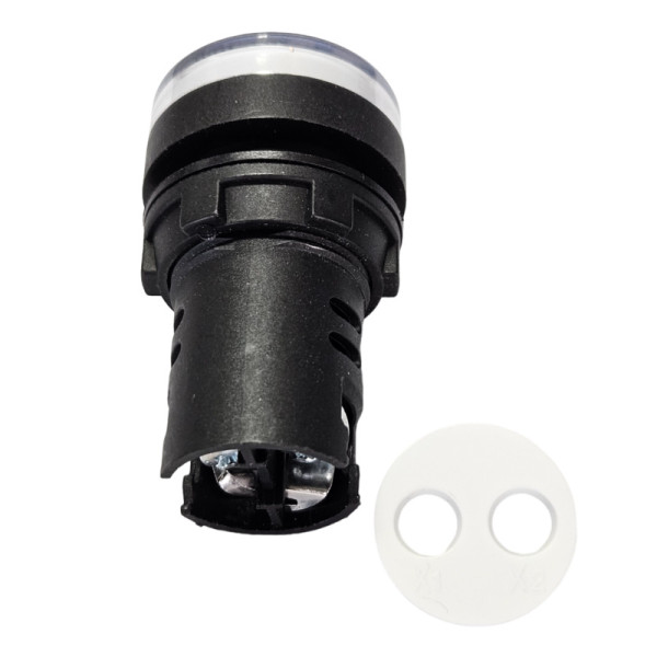 Lampka F22-L-W/24 biała 24V AC/DC AD16-22D