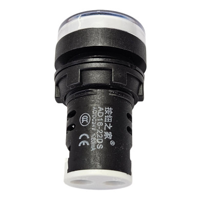 Lampka F22-L-W/24 biała 24V AC/DC AD16-22D