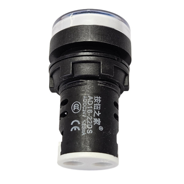 Lampka F22-L-W/24 biała 24V AC/DC AD16-22D