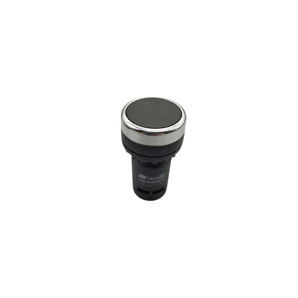 Przycisk F22-D-K/11 płaski, czarny 1NO+1NC 22mm LAY39D-11