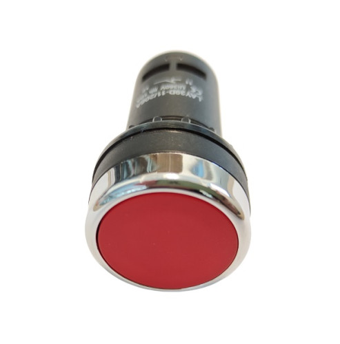 Przycisk F22-D-R/11 płaski, czerwony 1NO+1NC 22mm LAY39D-11