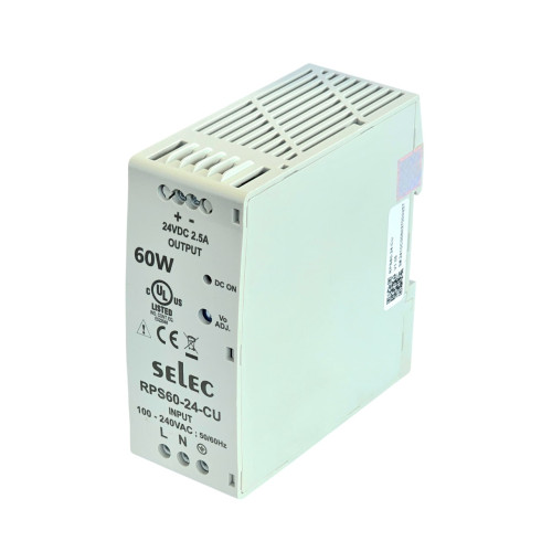 Zasilacz RPS60-24-CU 60W 24V 2.5A szyna DIN