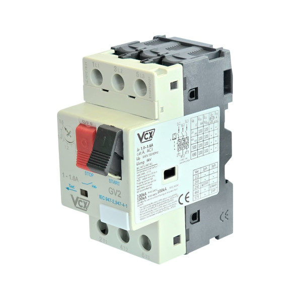 Wyłącznik silnikowy VCX GV2 1.0-1.6A