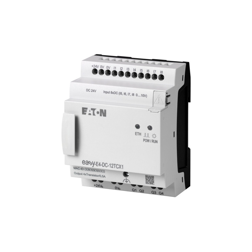 Sterownik EASY-E4-DC-12TCX1 8 we. 4 wy. 24V DC 197214