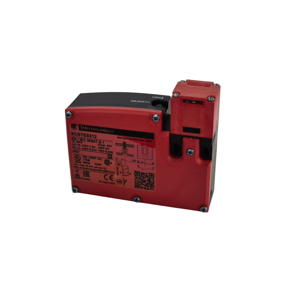 Łącznik krańcowy XCSTE5312 bezpieczeństwa 1NC+1NO 24V AC/DC