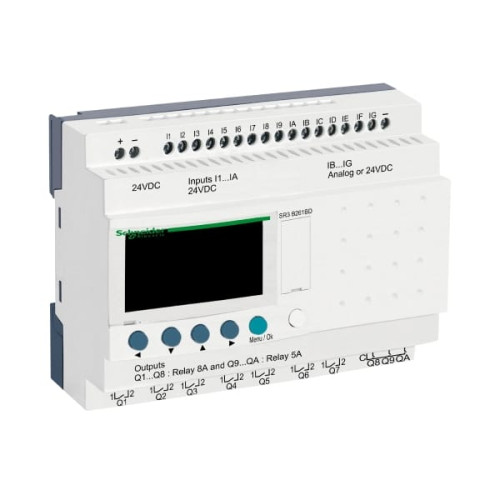 Sterownik Zelio 2 SR3B261BD 24V DC, 16 wejść, 10 wyjść