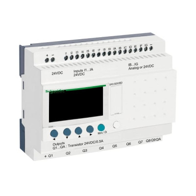 Sterownik Zelio 2 SR3B262BD 24V DC, 16 wejść, 10 wyjść
