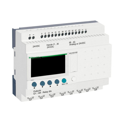 Sterownik Zelio 2 SR2B201BD 24V DC, 12 wejść, 8 wyjść