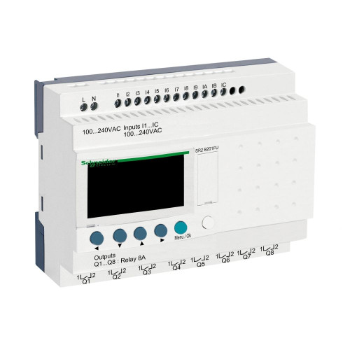 Sterownik Zelio 2 SR2B201FU 230V AC, 12 wejść, 8 wyjść