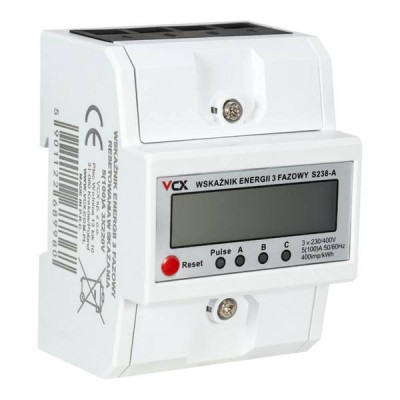 Miernik energii elektrycznej VCX S238A RESET