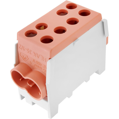 Blok rozdzielczy HLAK 25 1/2 M2 brązowy 2080139