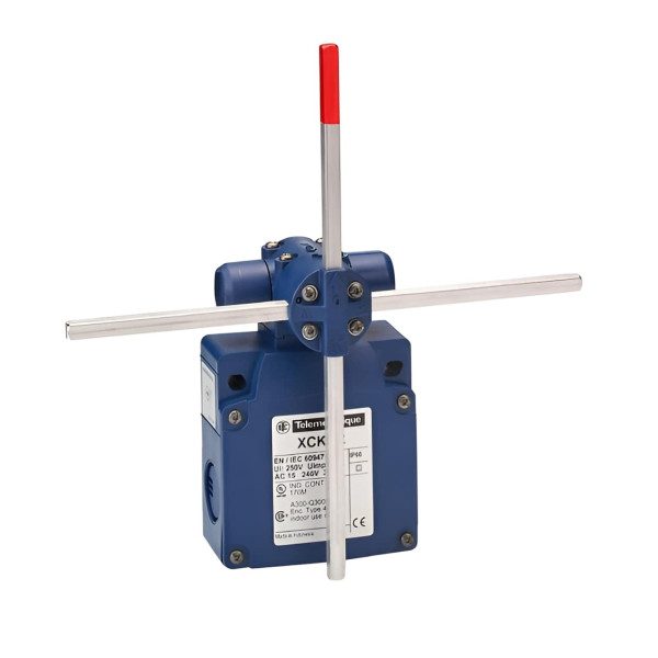 Łącznik krańcowy XCKVR54D1H29 pręty skrzyżowane 6mm 2NC M20