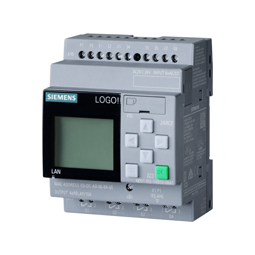 Sterownik LOGO! 6ED1052-1HB08-0BA2 24 RCE Sterownik LOGO! 6ED1052-1HB08-0BA2 24 RCE
