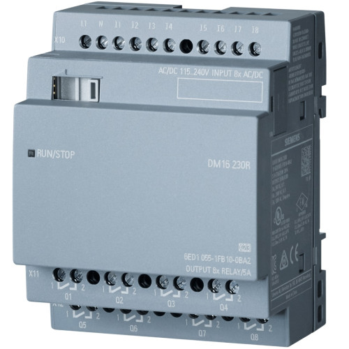 Rozszerzenie LOGO! 6ED1055-1FB10-0BA2 DM16 230R 8we cyfr. 8wy przek.