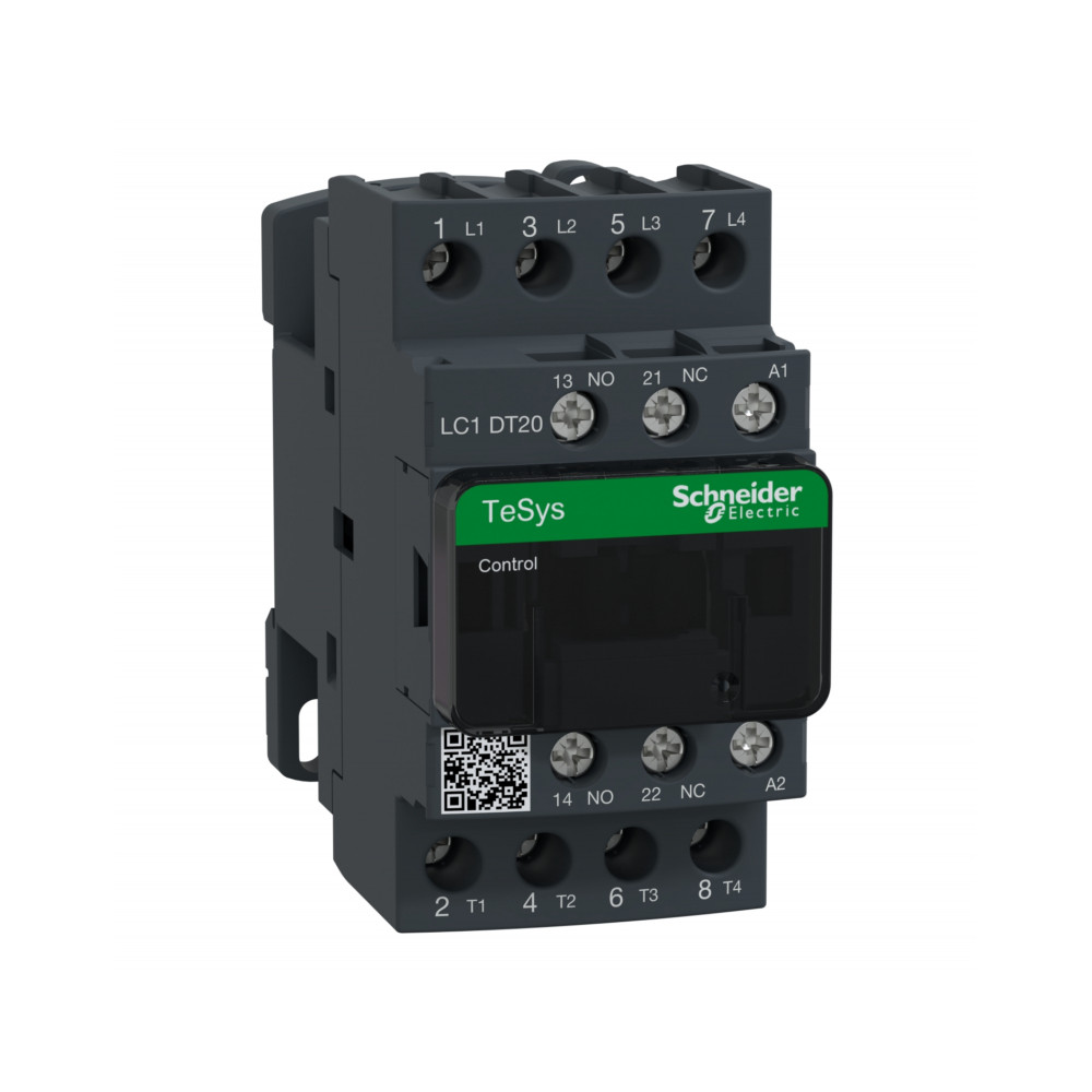 Stycznik LC1DT20P7 4P, 20A (AC-1),  400V AC, cewka 230V AC Stycznik LC1DT20P7 4P, 20A (AC-1),  400V AC, cewka 230V AC