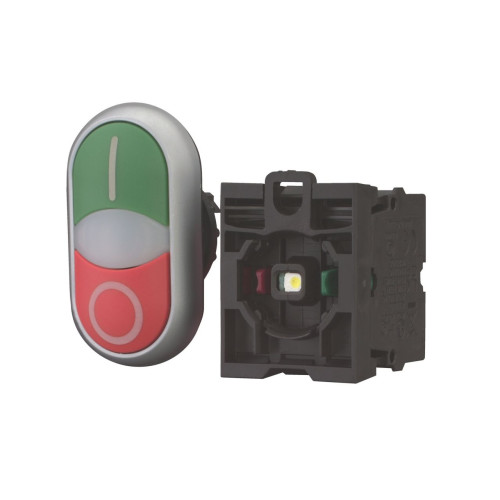 Przycisk M22-DDL-GR-X1/X0/K11/230-W podwójny czerwony/zielony 216509