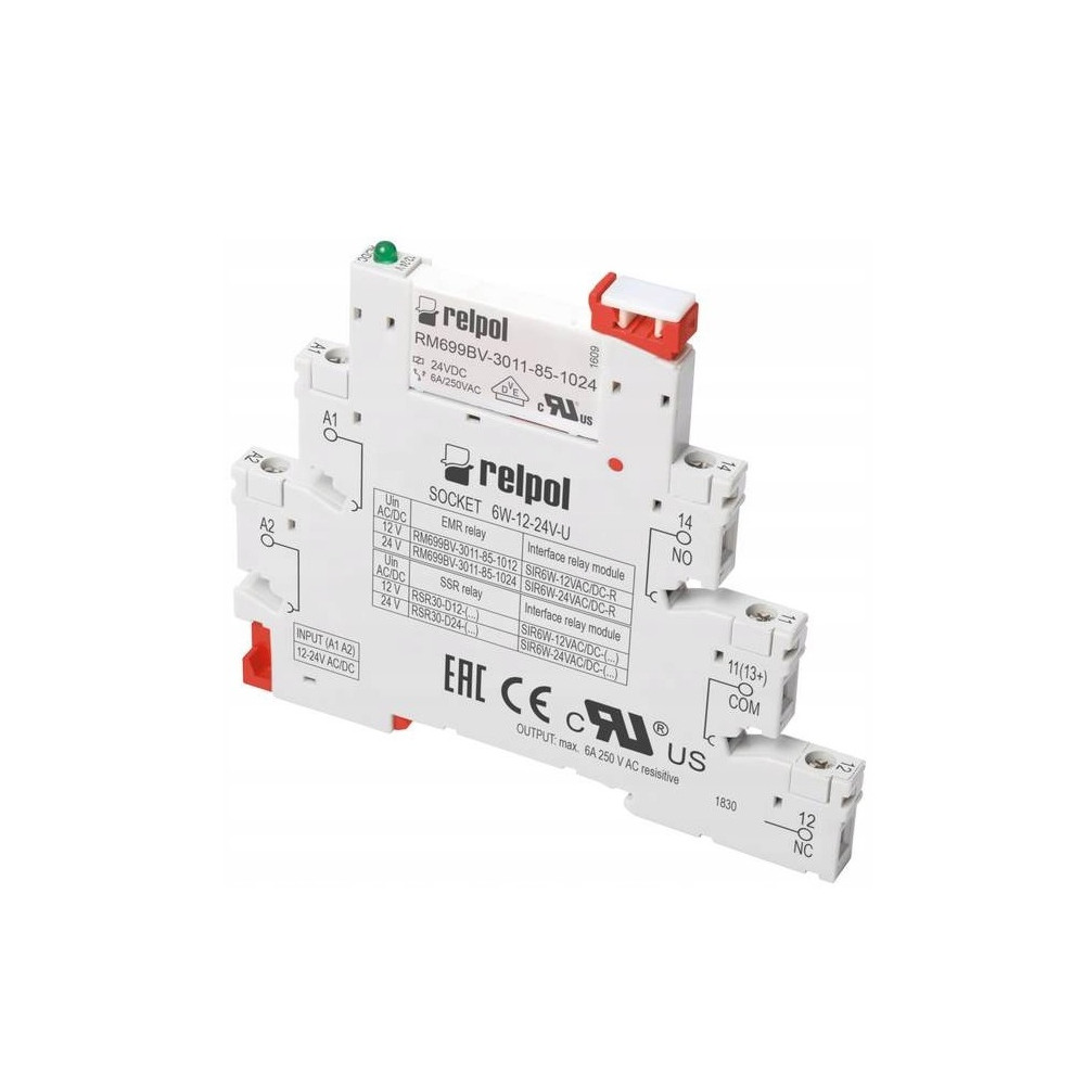Przekaźnik interfejsowy SIR6W-24VDC-R 863758