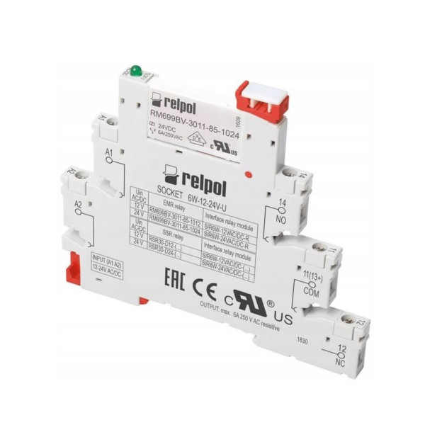 Przekaźnik interfejsowy SIR6W-24VDC-R 863758