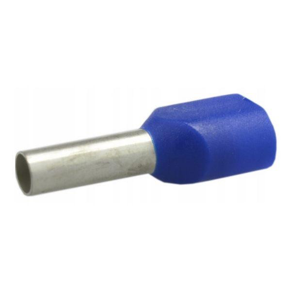 Końcówka tulejkowa 2x16/14 (50szt.) podwójna niebieska "PD" TE16-14 C.22.16014