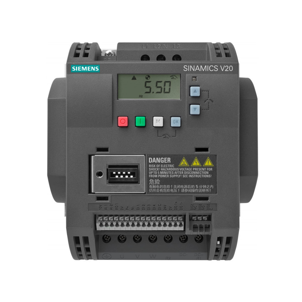 Falownik 6SL3210-5BE17-5CV0 V20 0.75kW 3F, filtr C3 /