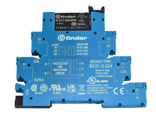 Przekaźnik 38.51.0.024.0060 1P 6A 24V AC/DC