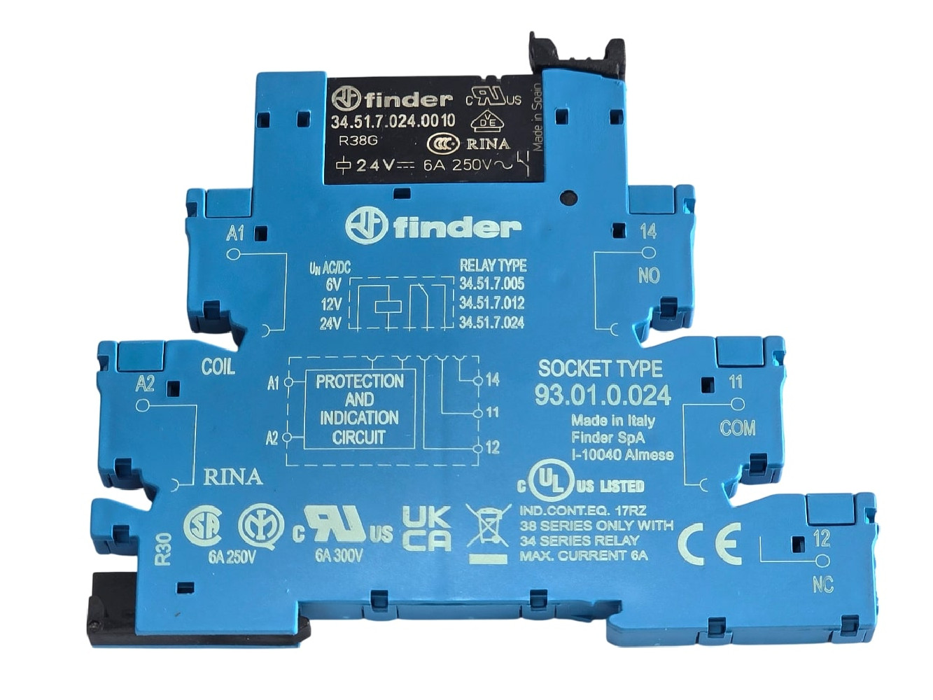 Przekaźnik 38.51.0.024.0060 1P 6A 24V AC/DC