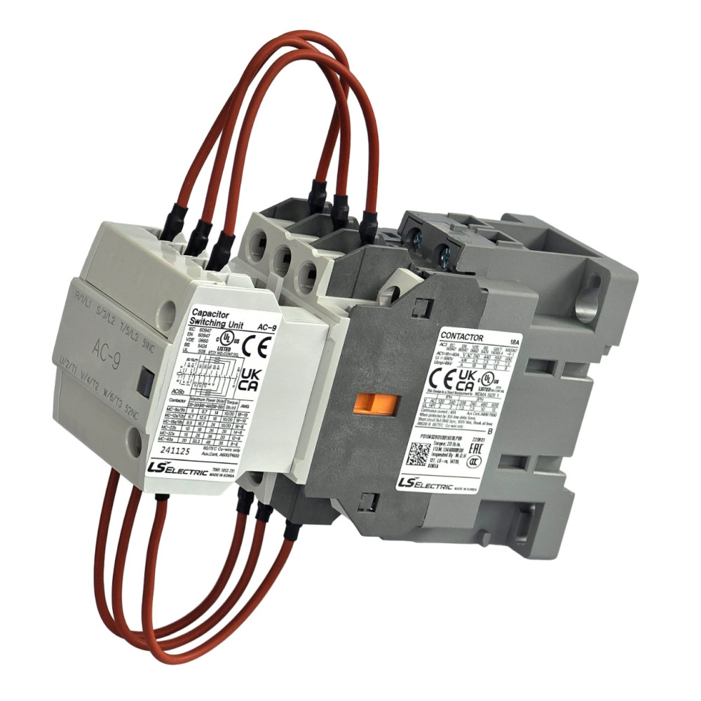 Stycznik MC-18B230AC9 do baterii kondensatorowych 3P 18A 8,5 kvar 1NO