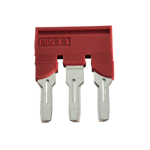 Mostek wtykany FBS 3-8 3 torowy czerwony 3030297