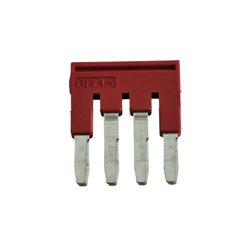 Mostek wtykany FBS 4-5 4 torowy czerwony 3030187